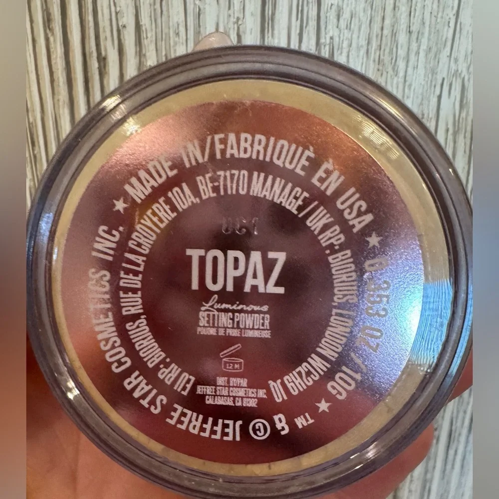 Jeffree Star Magic Star Luminous Setting Powder Topaz NIB